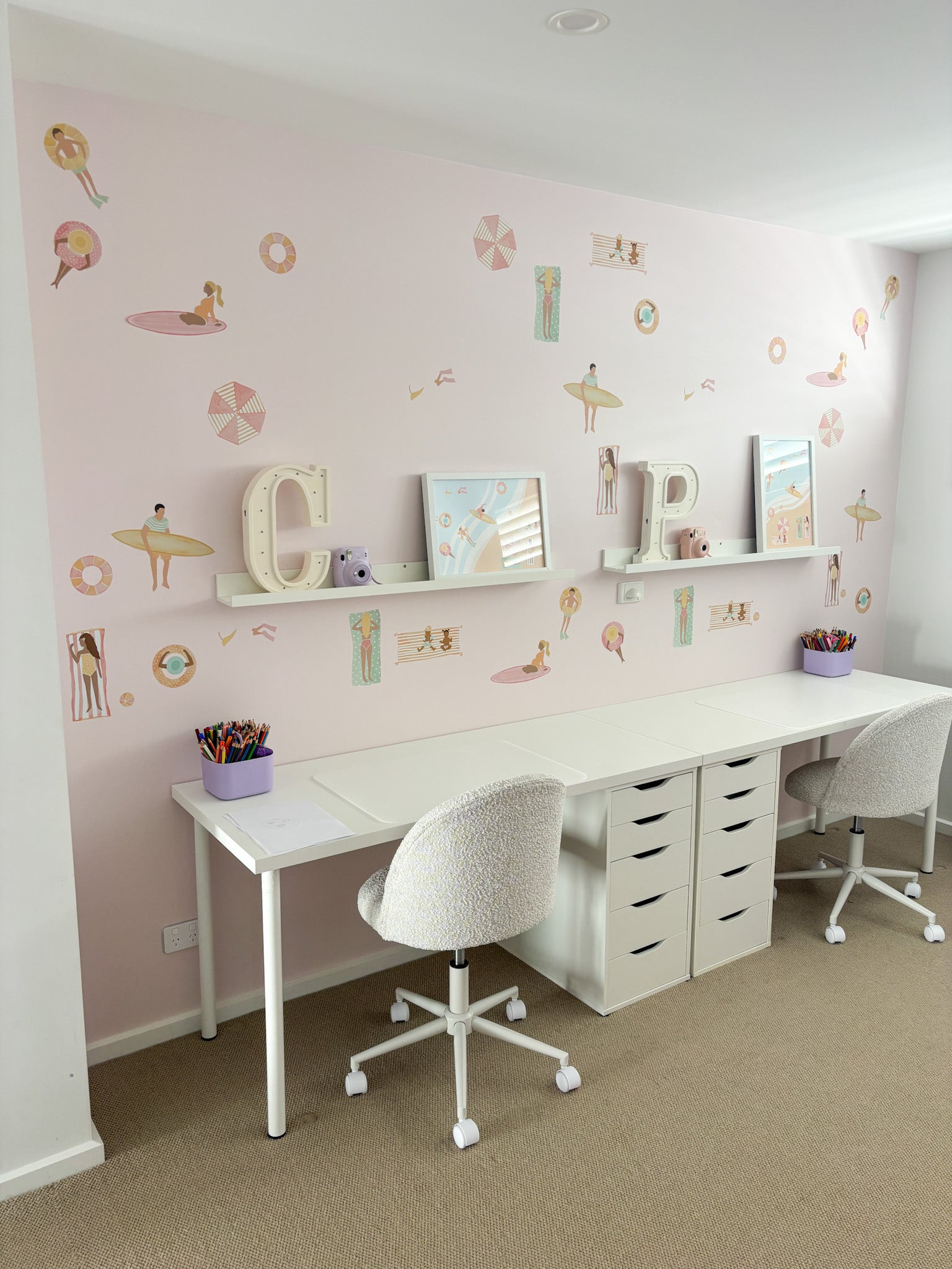 Beach Day Out Wall Stickers