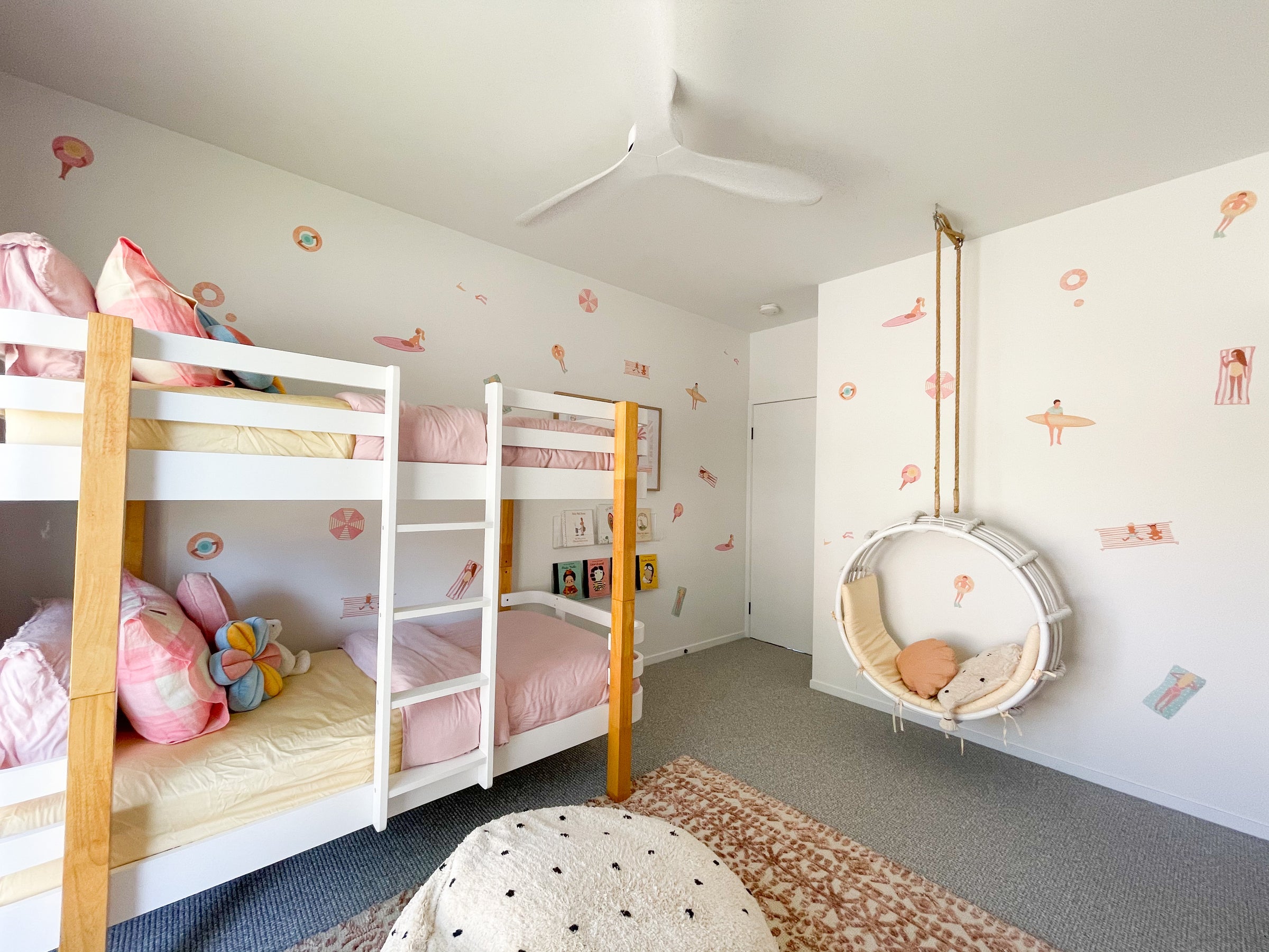 Beach theme wall stickers