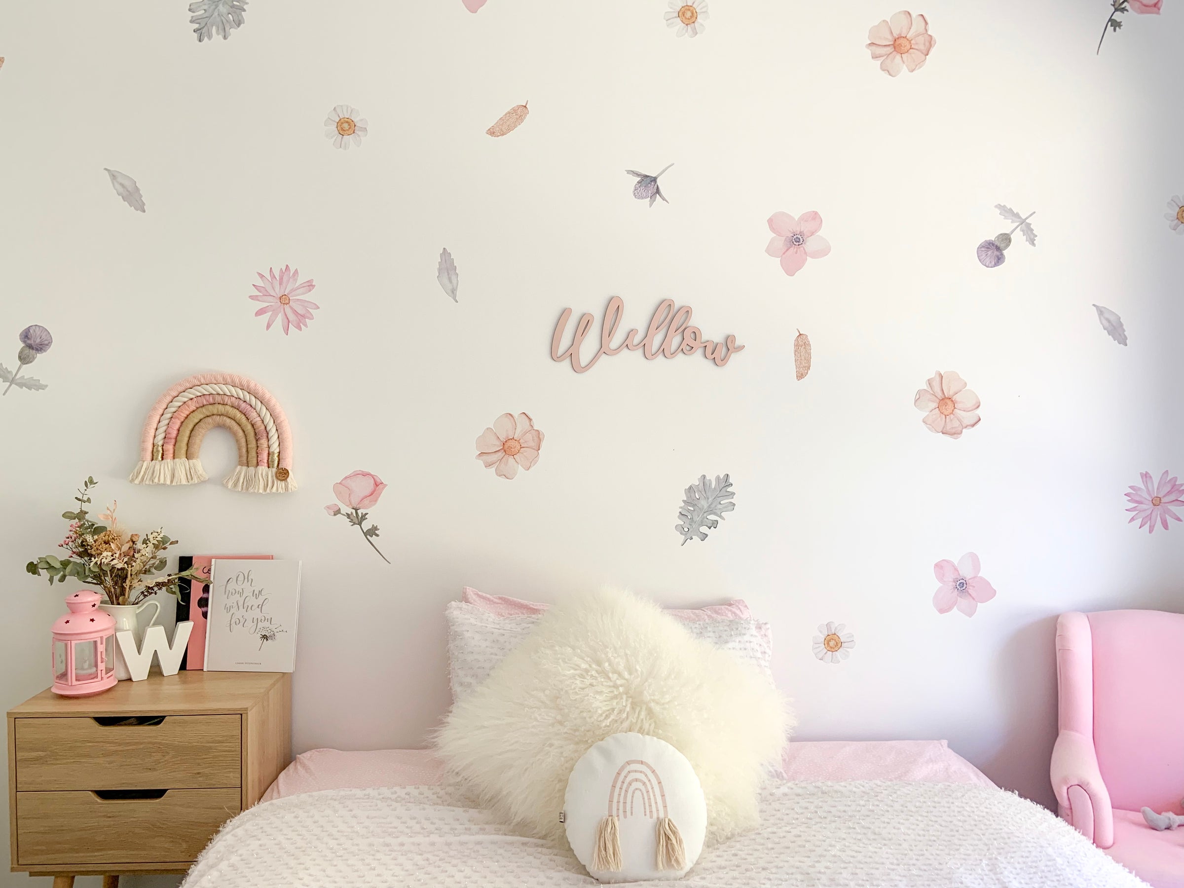 Dusky Bouquet Wall Stickers