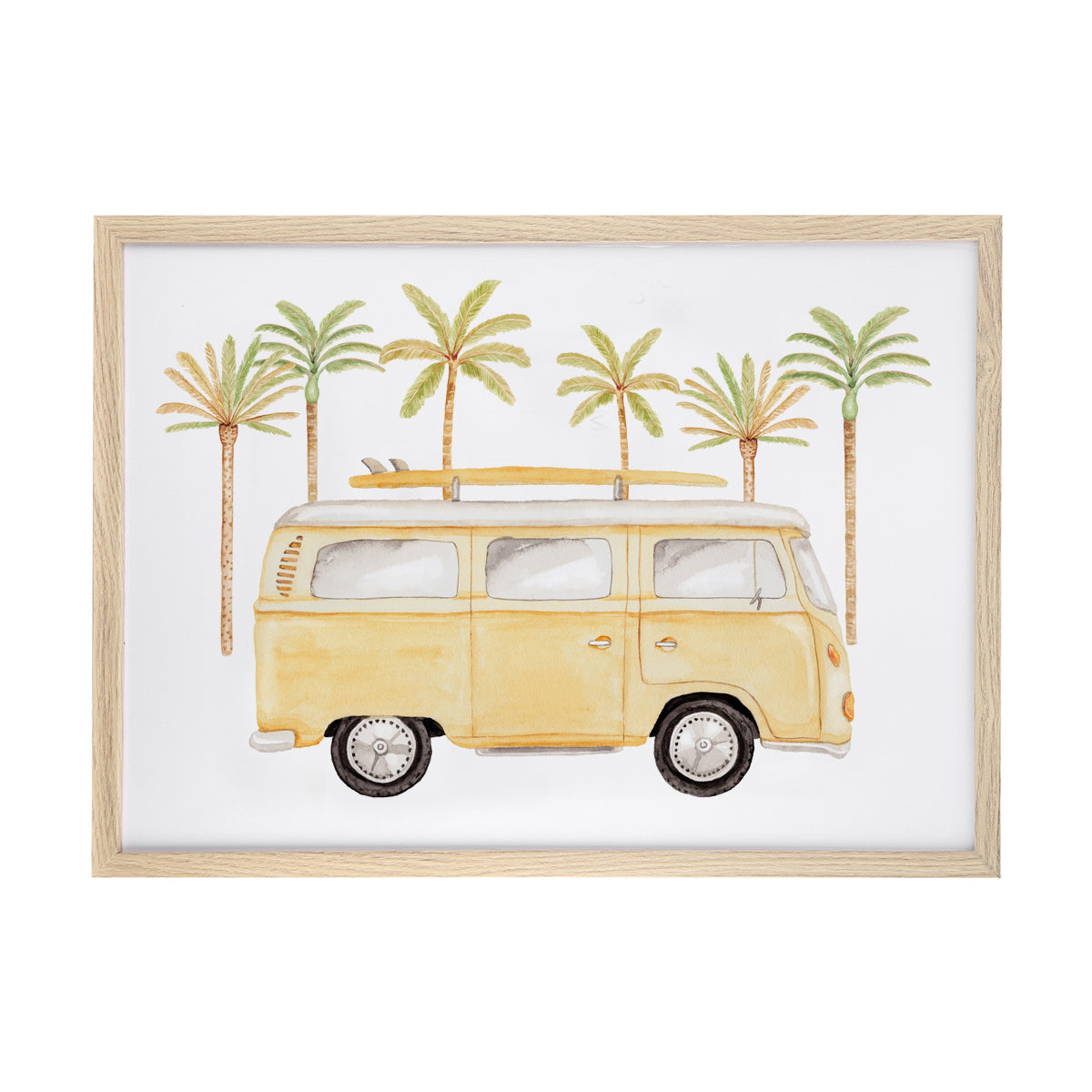 Coast Life Print - Green Palms