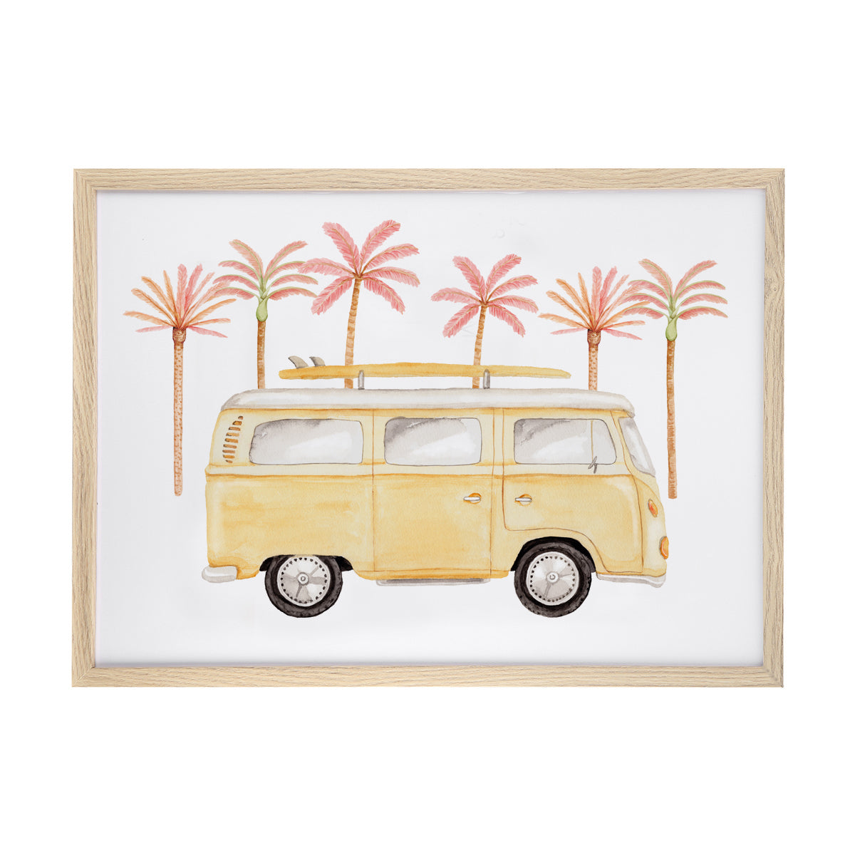 Coast Life Print - Pink Palms
