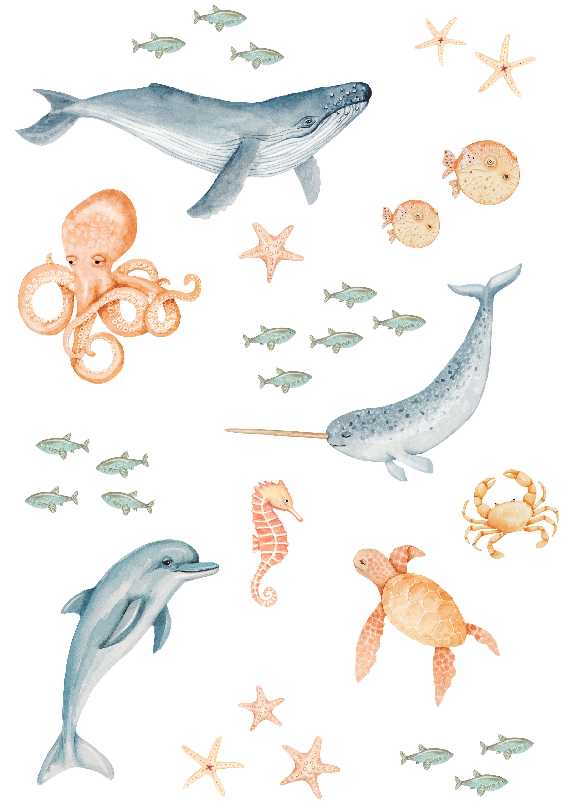Under The Sea Wall Stickers