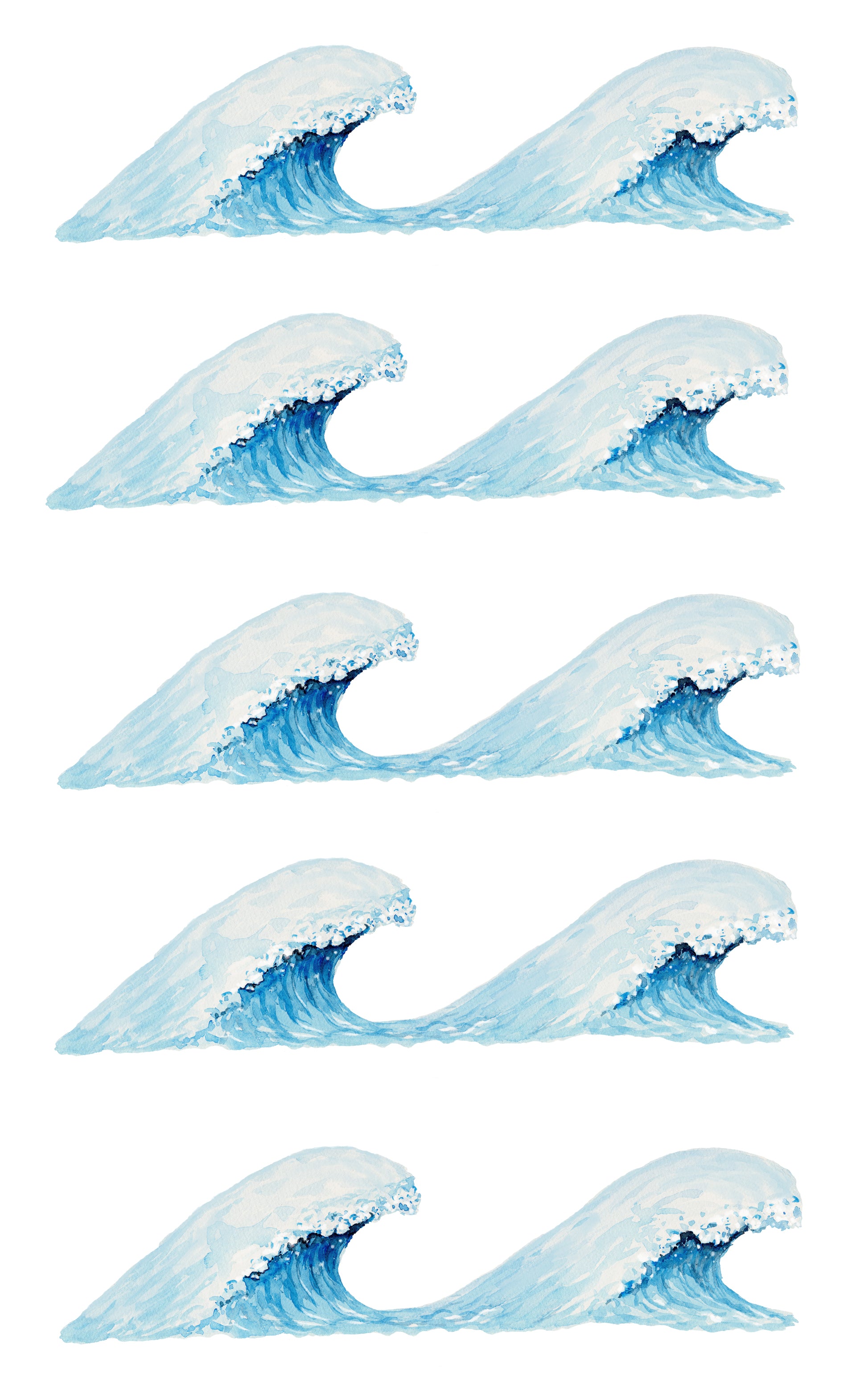 Wave Wall Stickers