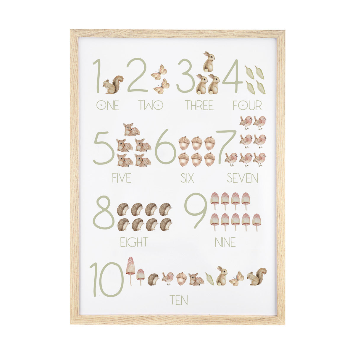 123 Print - Woodlands