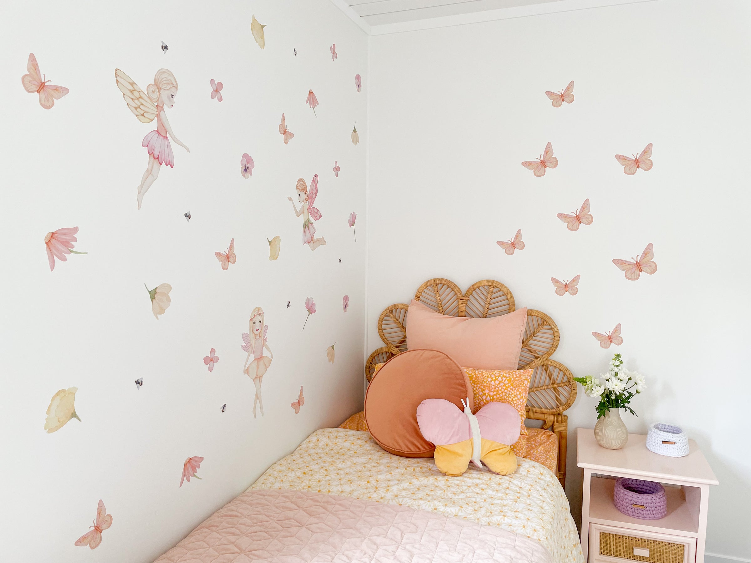 Kids butterfly wall stickers. Made in Australia