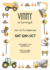 Construction Invitation
