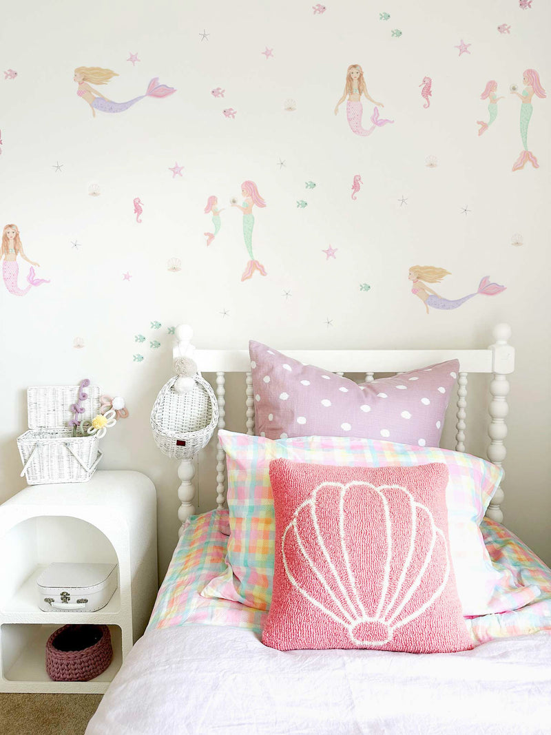 Mermaid Magic Wall Stickers - Pastel