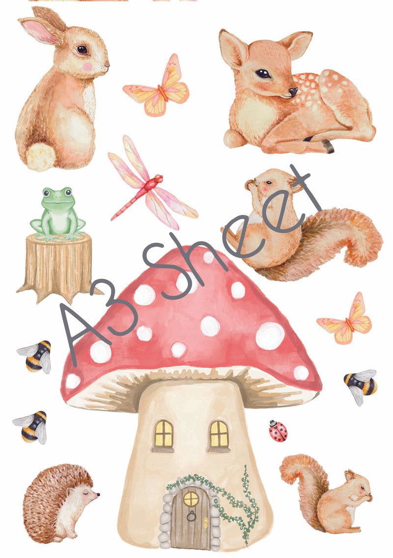 Toadstool House - Wall Stickers