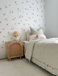 Floral wall stickers for girls bedrooms 