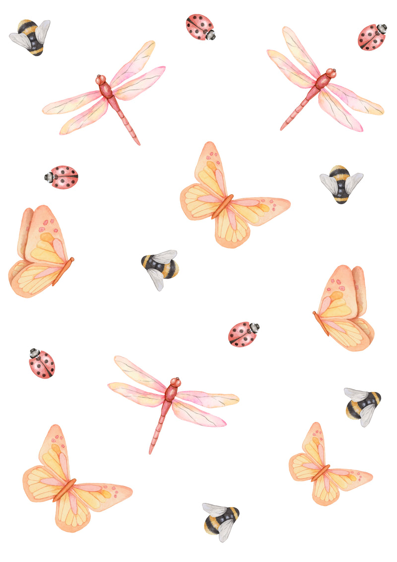 cute little bug wall decals for nurseries and kids bedrooms