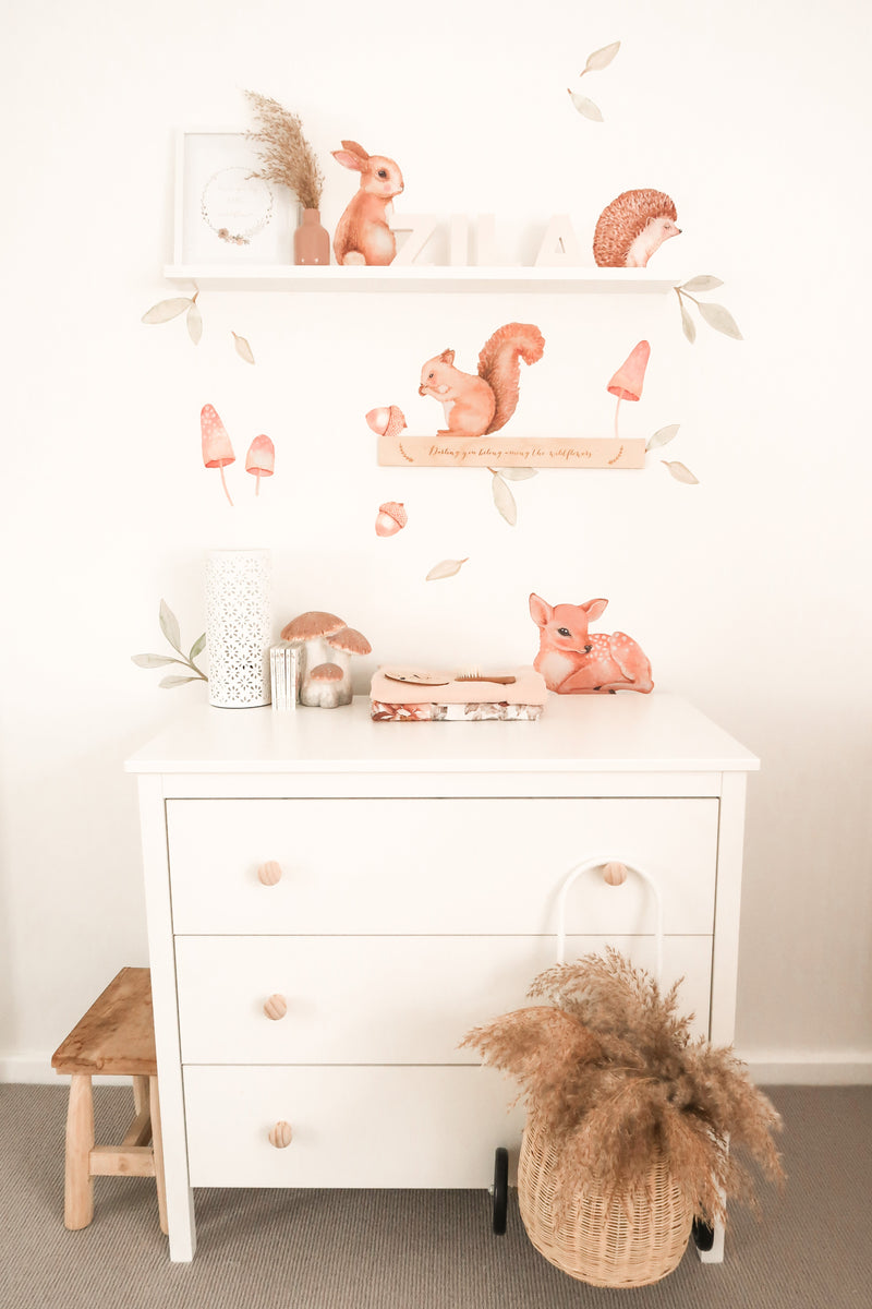 Woodland Animal Wall Stickers - Set & Individual