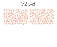 Vintage Flowers Pink - Wall Stickers