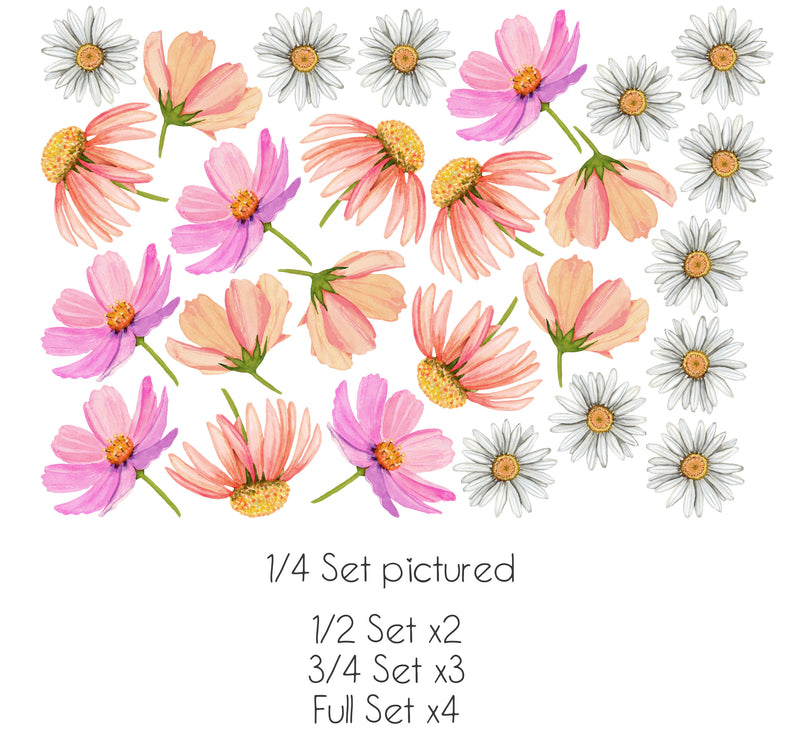 Dainty Flower Wall Stickers