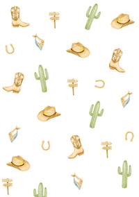 Cowboy wall stickers