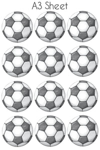 Mini Soccer Ball Wall Stickers