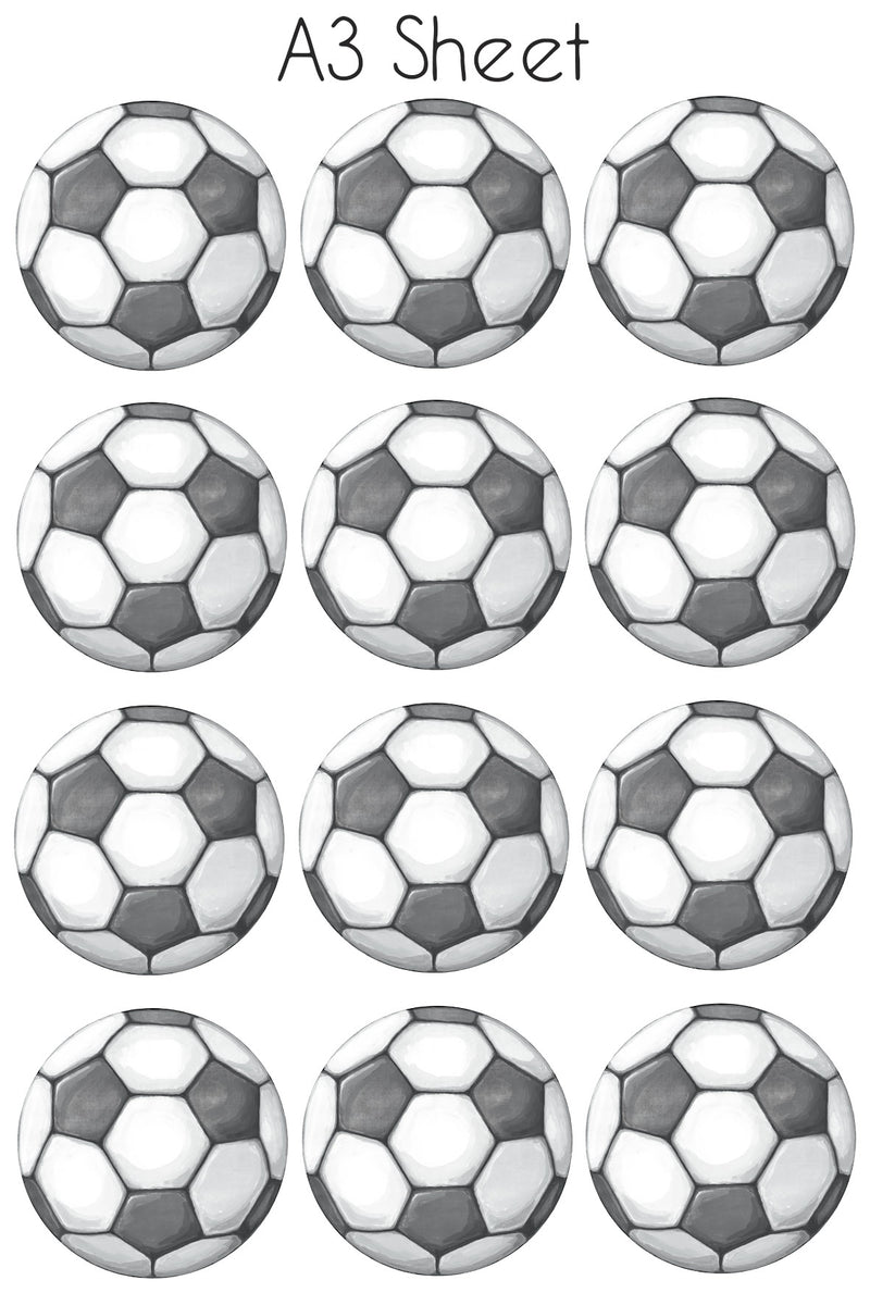 Mini Soccer Ball Wall Stickers