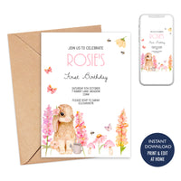 Bunny Garden Invitation
