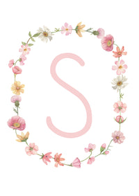 Custom Falling Flowers - Rounded