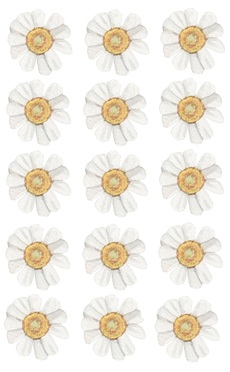 Kids daisy wall stickers for nurseries or bedrooms