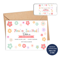 Flower Power Invitation