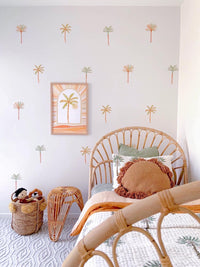 Happy Palm Wall Stickers- Green Mixed