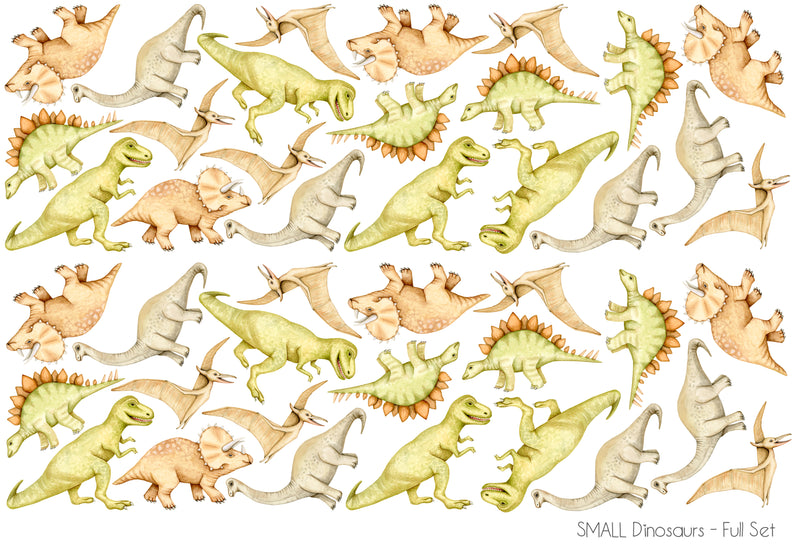 Mixed Dinosaur Wall Sticker Sets