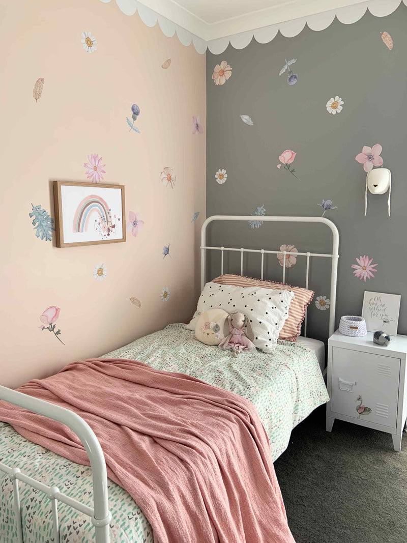 Dusky Bouquet Wall Stickers