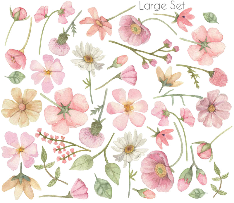 Falling Flowers - Wall Stickers