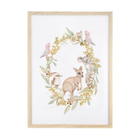 Native Friends Print- Beige