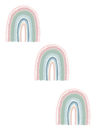Rainbow Wall Stickers - Pink