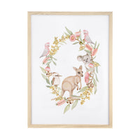Native Friends Print - Pink