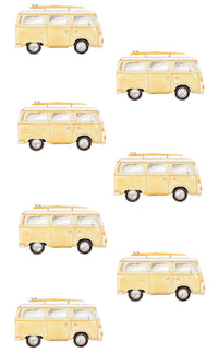 Combi Wall Stickers - Mustard