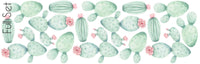Flowering Cactus Wall Stickers