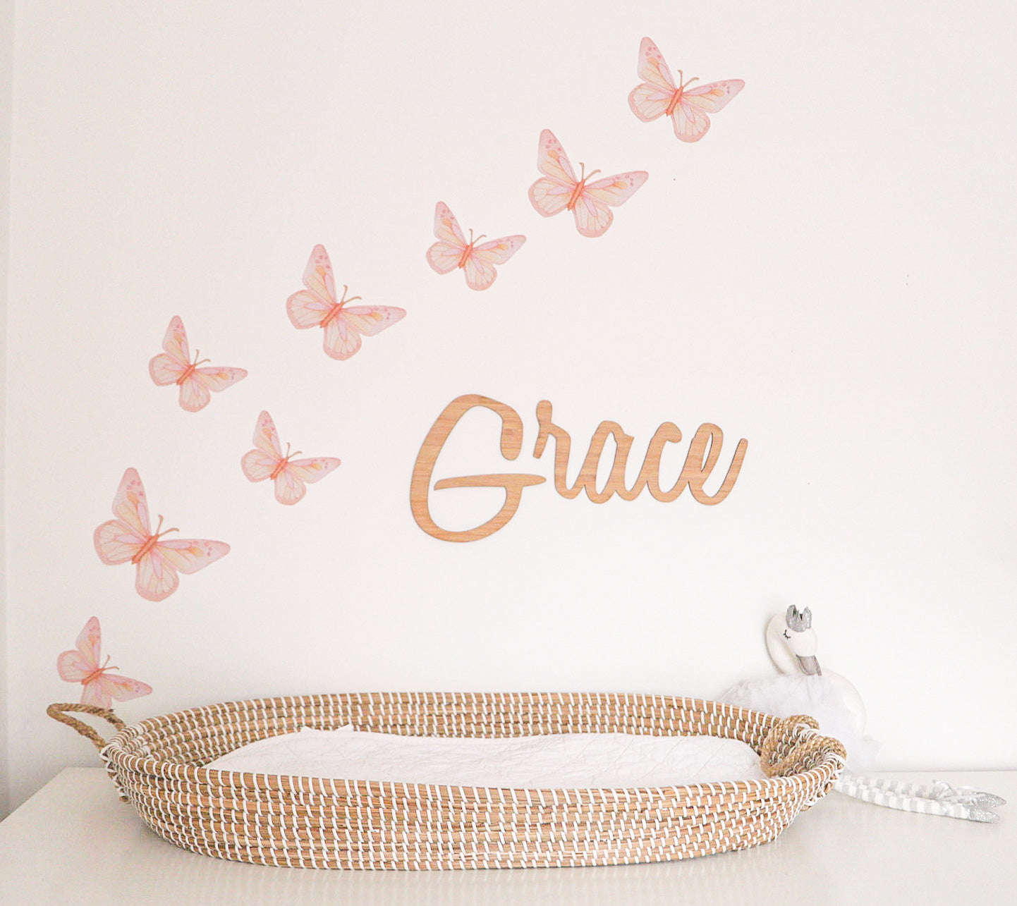 Removable reusable Butterfly wall decals. 