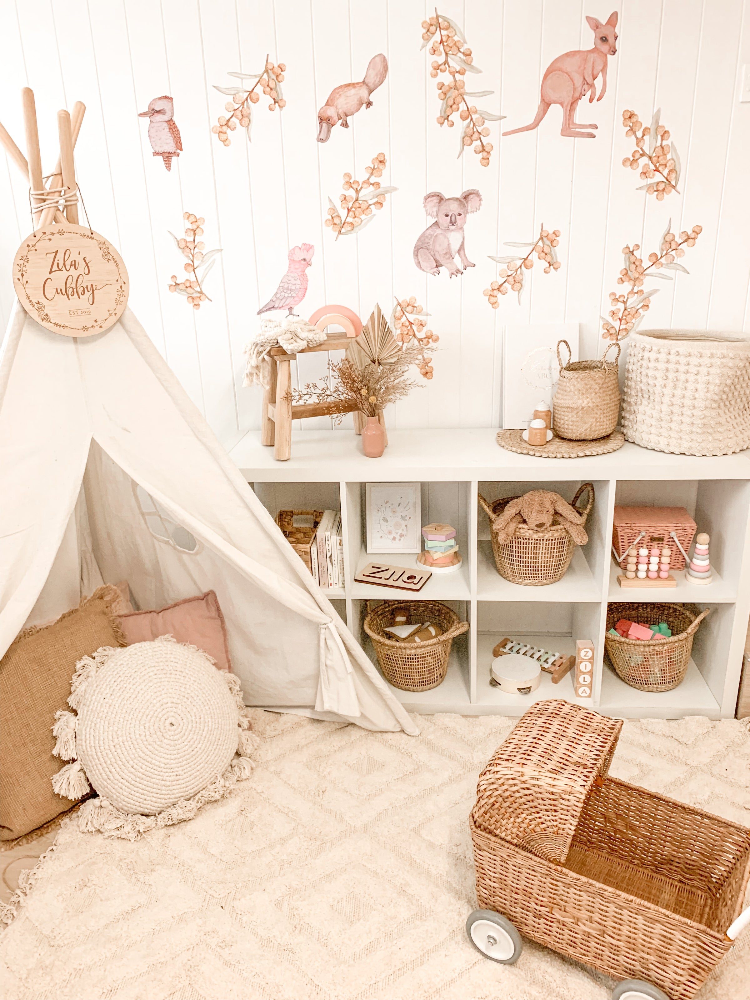 Wattle Wall Stickers