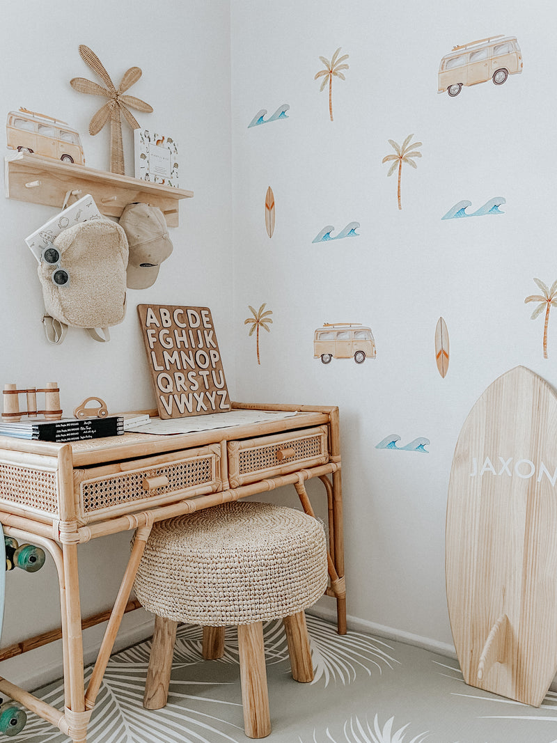 Coast Life Wall Stickers - Mustard