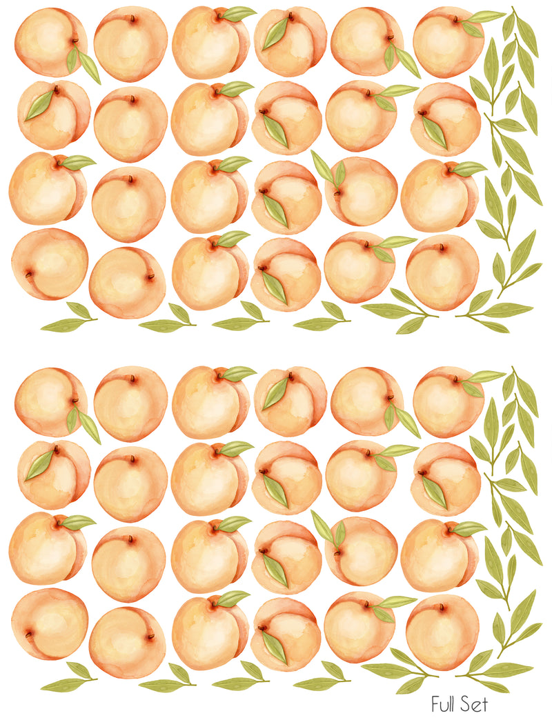 Peach Wall Stickers